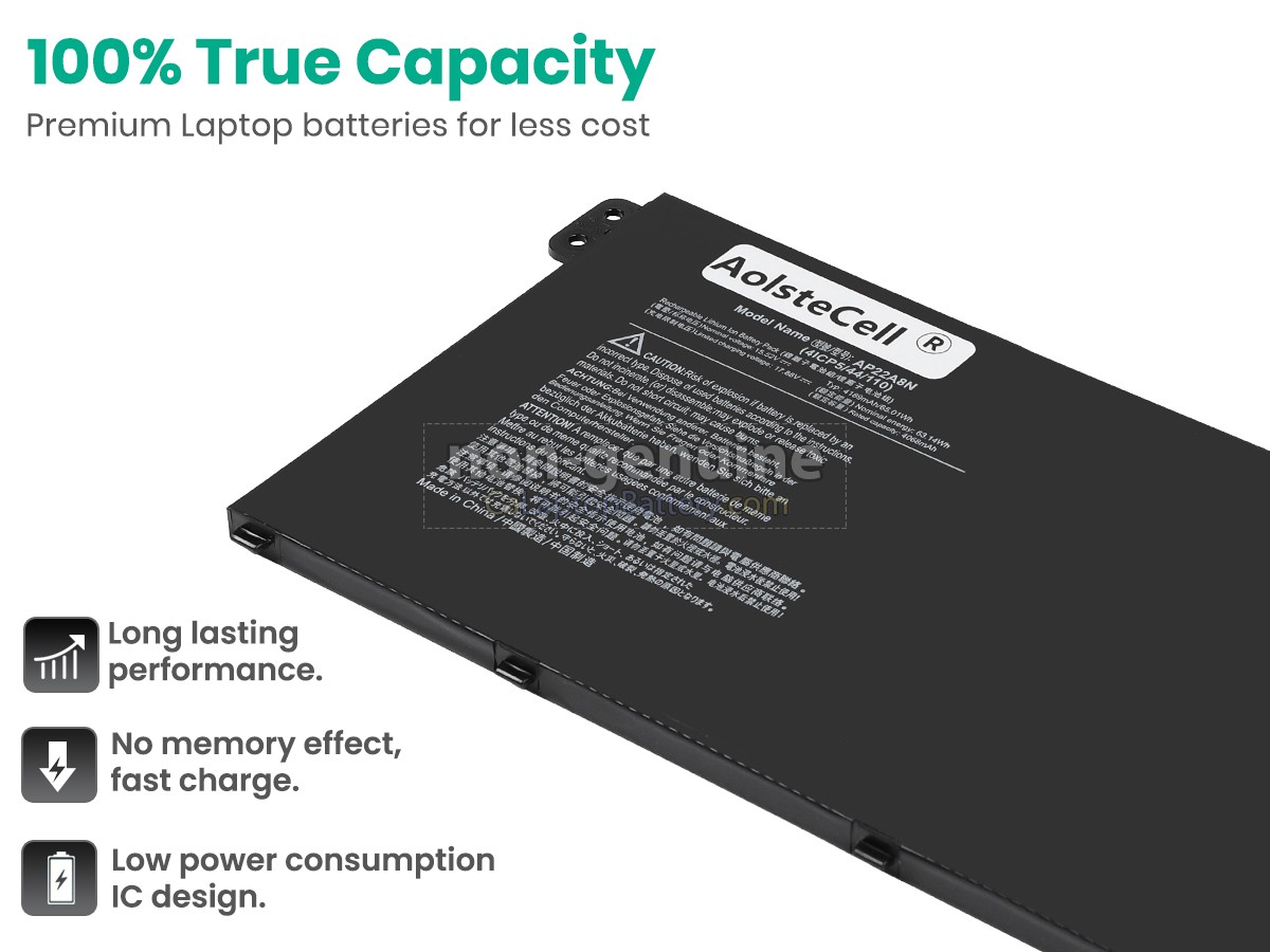 replacement Acer AP22A8N battery