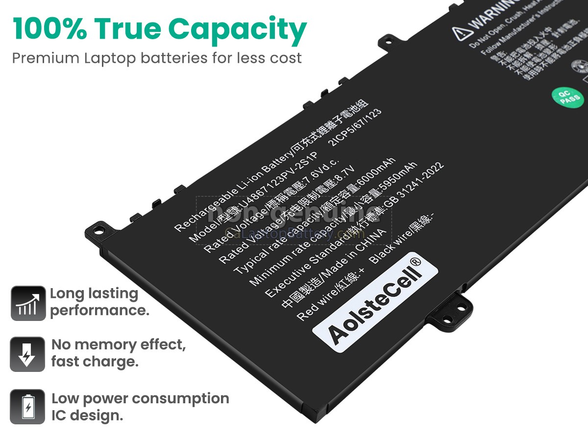 replacement Acer ASPIRE LITE 14 AL14-31P-C6PU battery