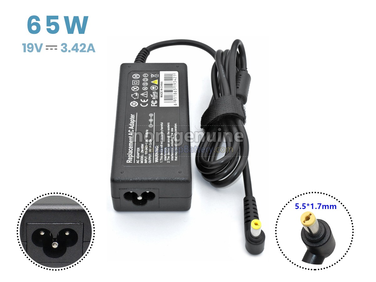 Adapter do Acer 19V-3.42A 65W Yellow