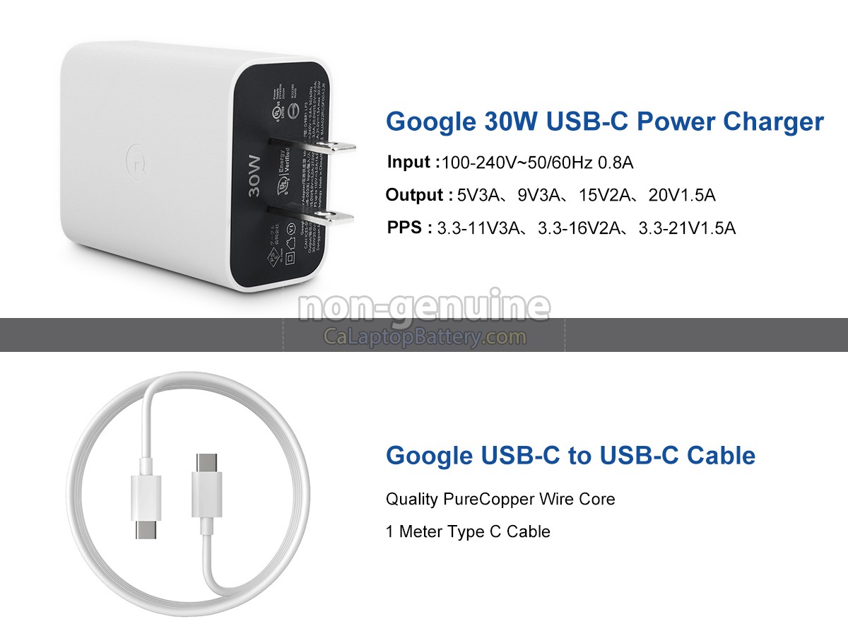 Adapter do Google 30W 5V-3A USB-C charger