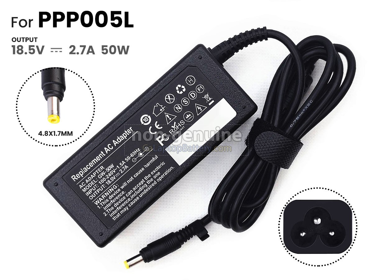 Adapter do HP 50W 18.5V-2.7A 100-240V~1.5A 50/60Hz