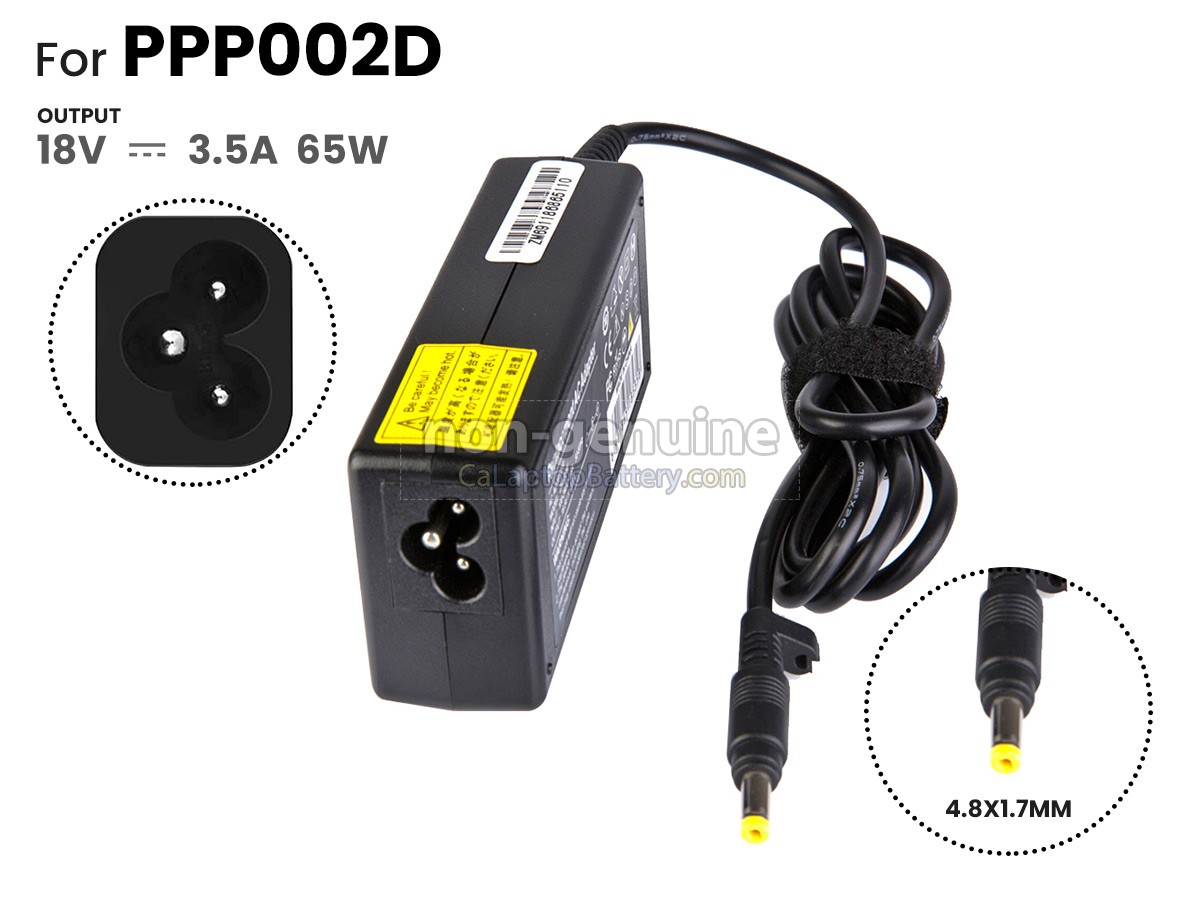 Adapter do HP 65W 18V-3.5A yellow