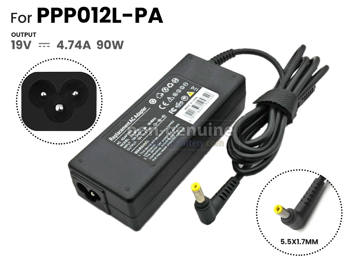 Adapter do HP 90W 19V-4.74A 100-240V~1.8A 50/60Hz 5.5*1.7mm