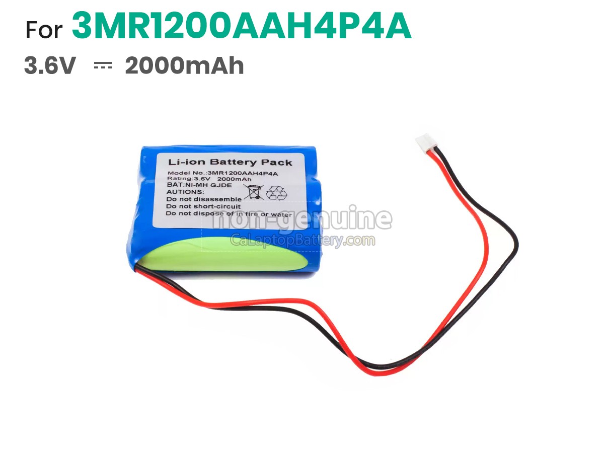 replacement ALGOL 3MR1200AAH4P4A battery