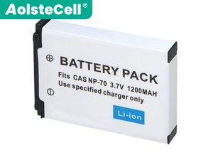 Battery for Casio Exilim Zoom EX-Z150SR