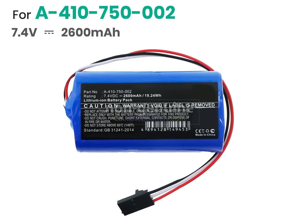 replacement COSMED KAYO 18650-2S battery