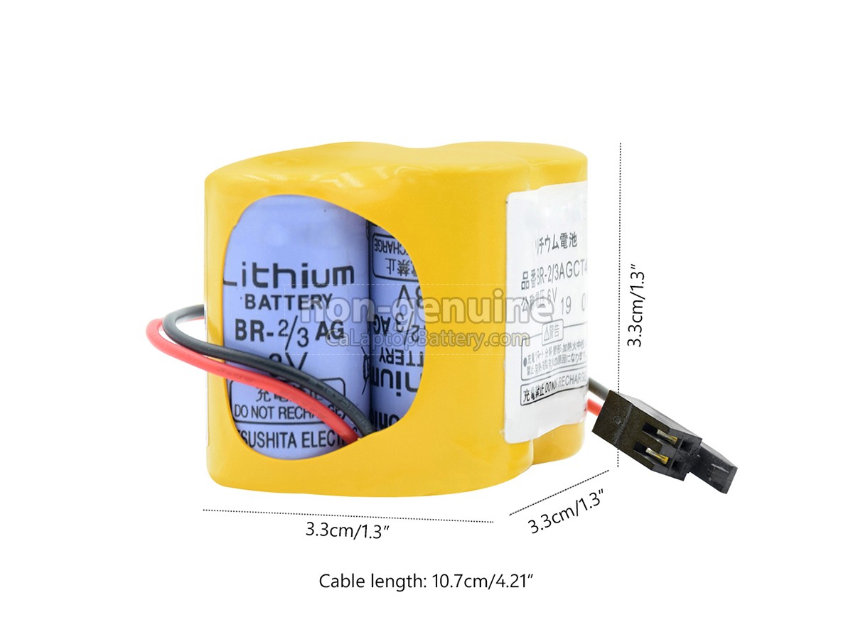 replacement Fanuc BR-2/3AGCT4A battery