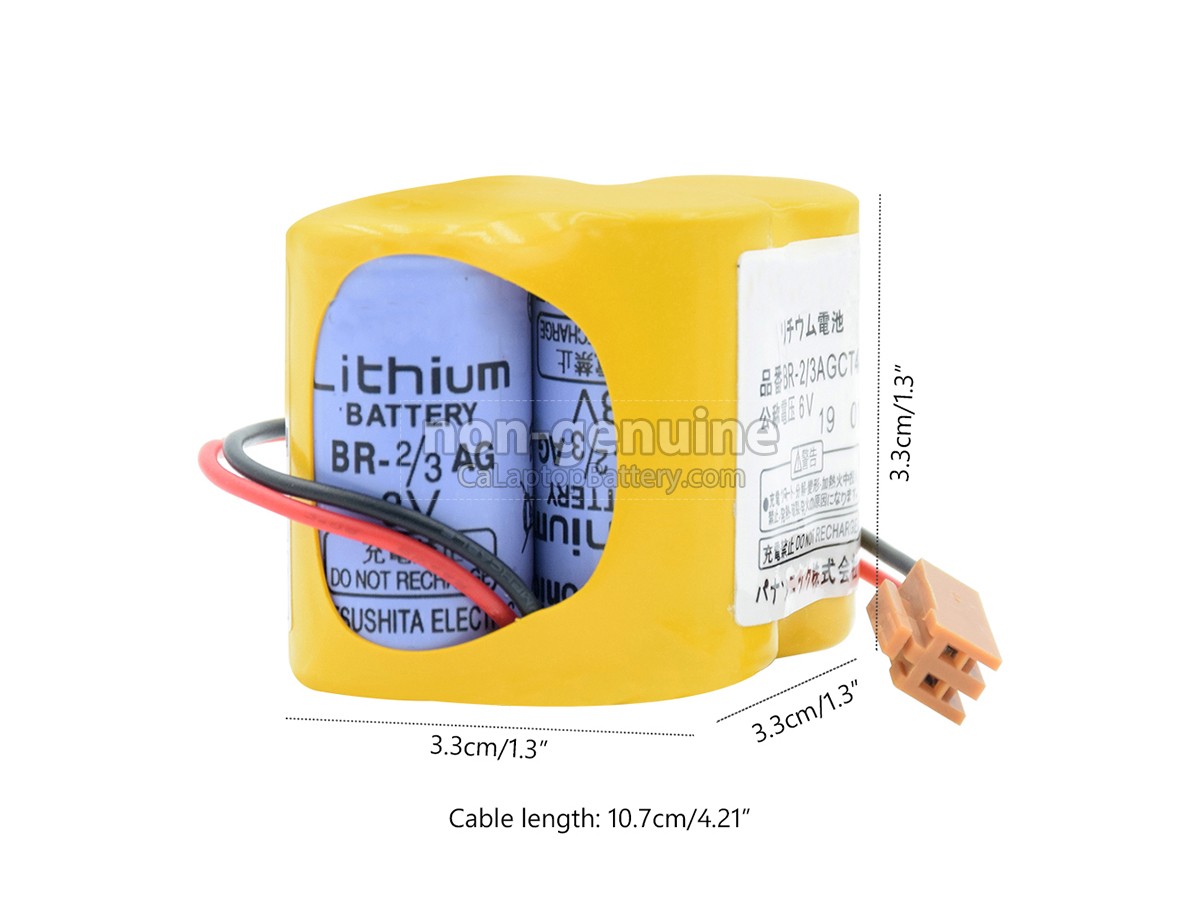 replacement Fanuc BR-2/3AGCT4A battery