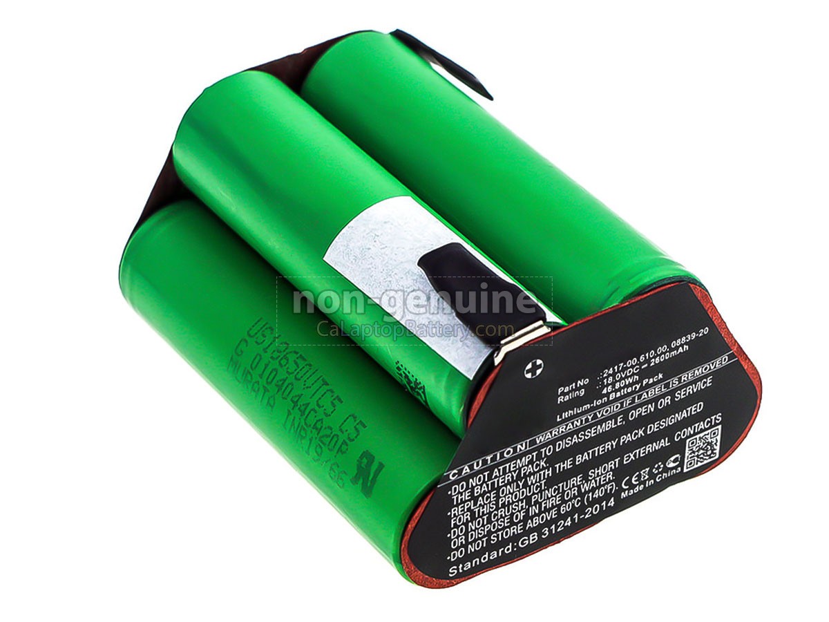 replacement Gardena 08839-20 battery