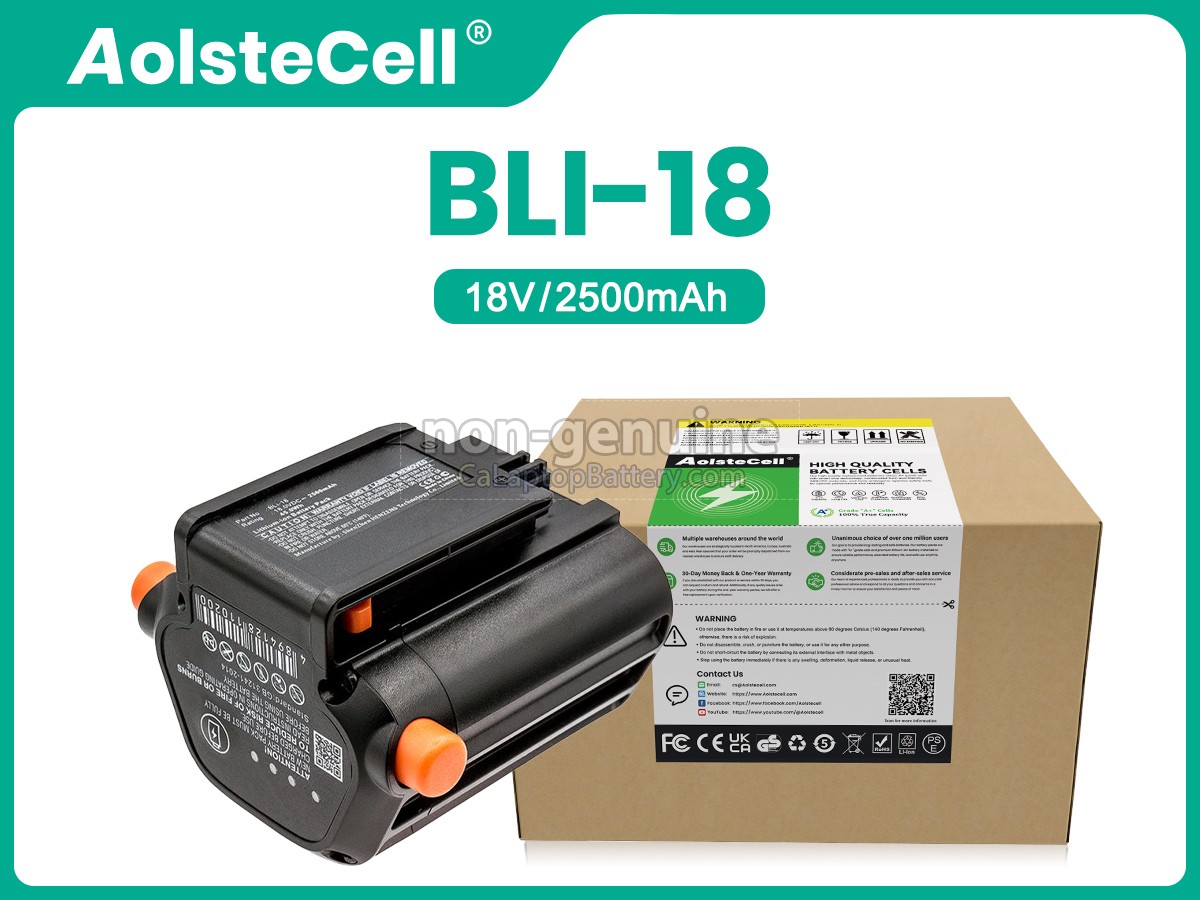 replacement Gardena TCS Li-18/20 battery