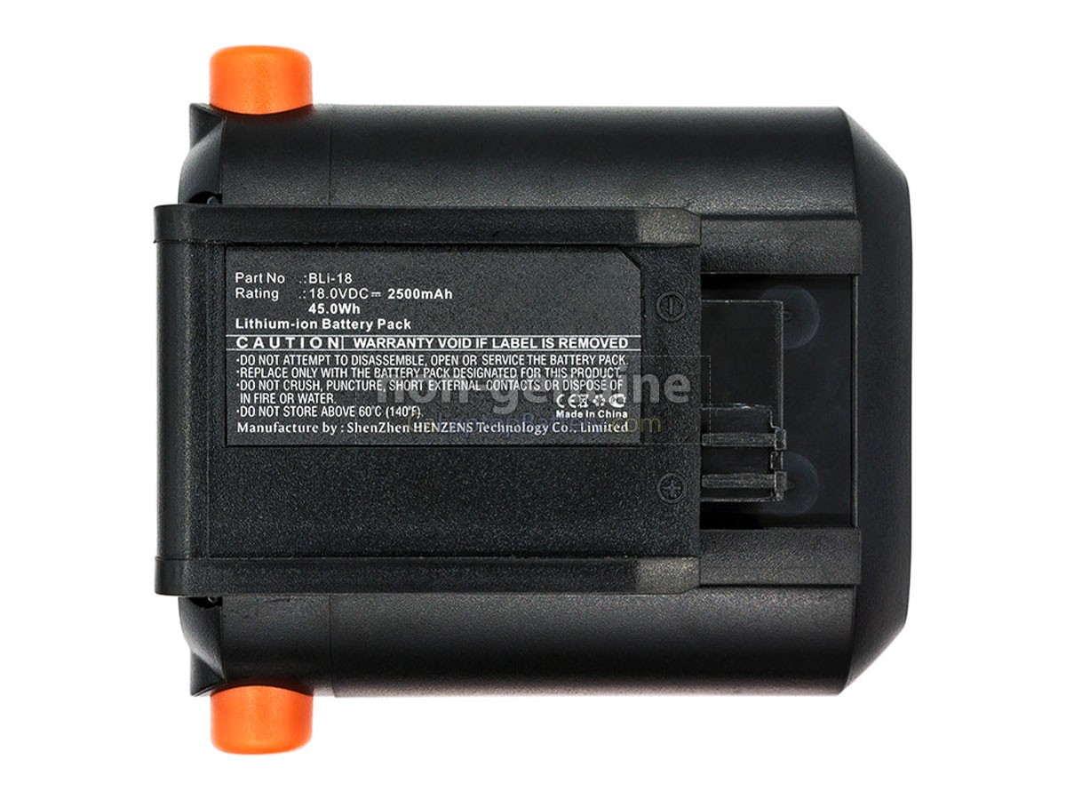 replacement Gardena TCS Li-18/20 battery