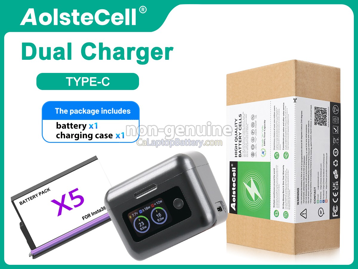 replacement Insta360 JH-X5 battery