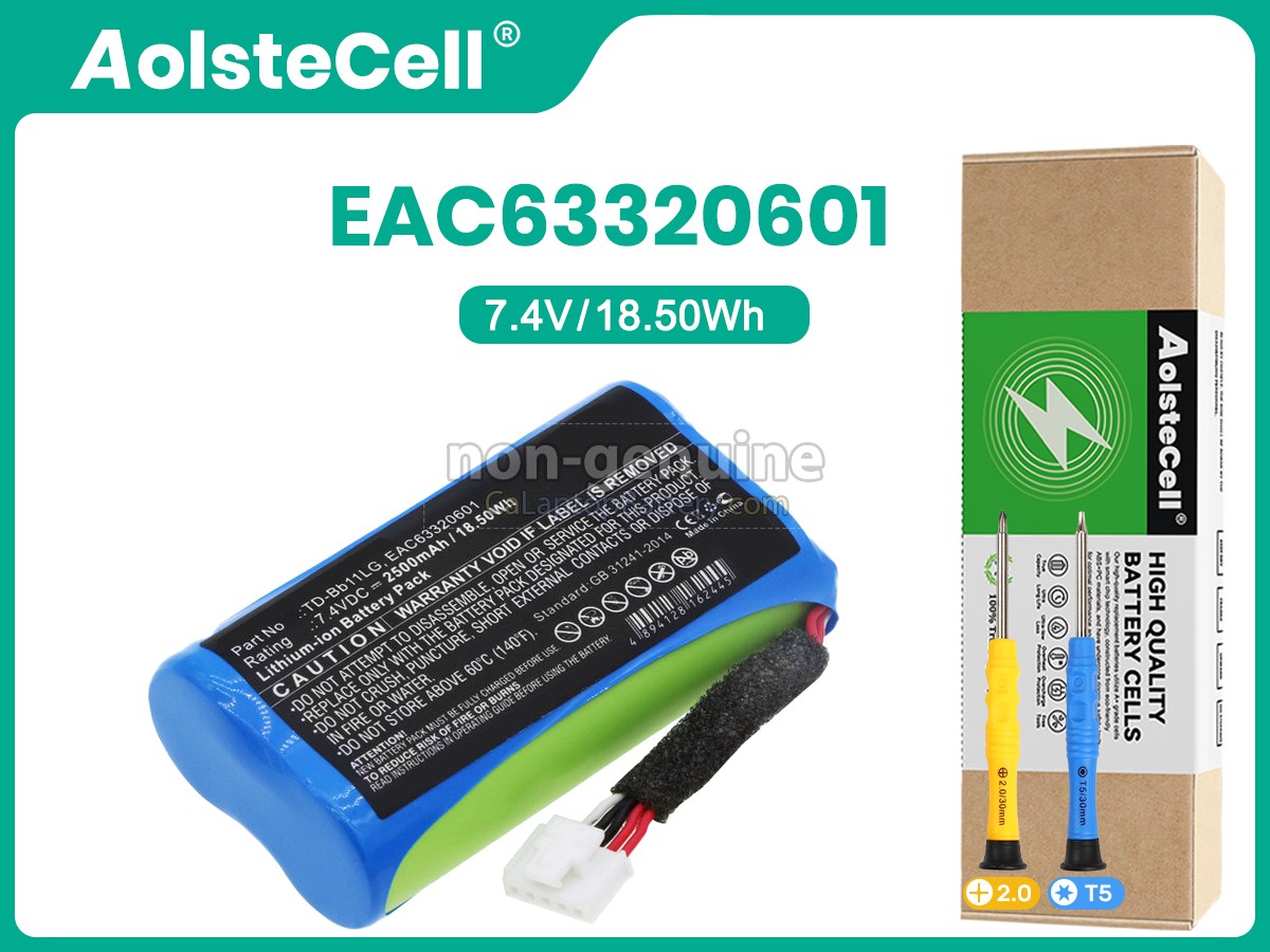 replacement LG NP7550 battery