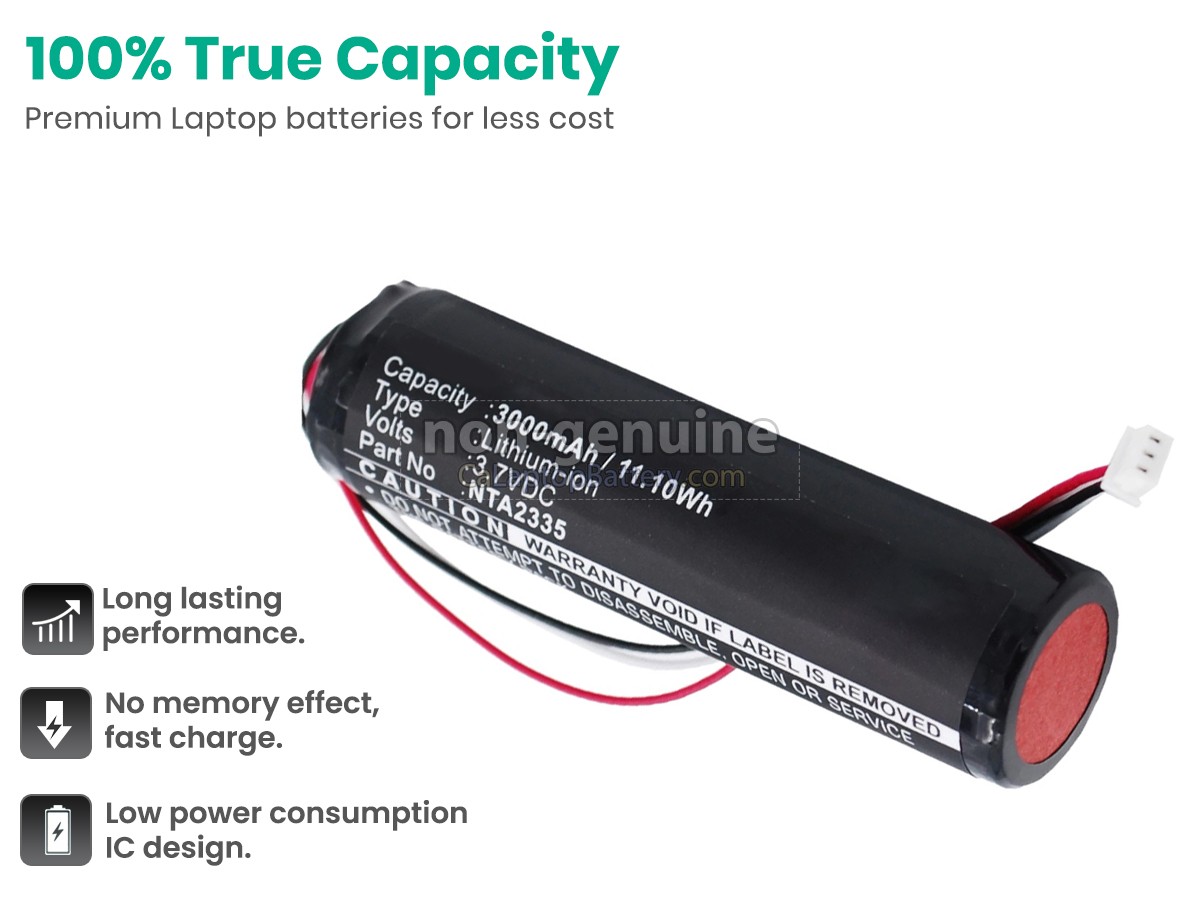 replacement Logitech MM50 battery