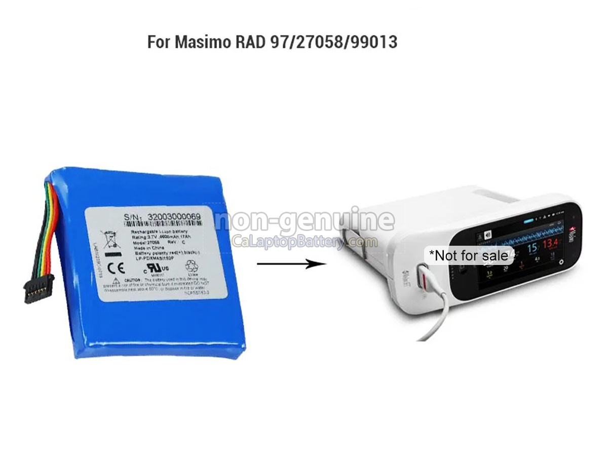 replacement Masimo 27058 battery