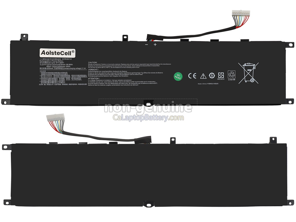 replacement MSI Stealth GS77 12UGS-013FR battery