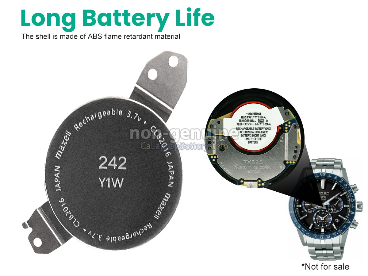 replacement SEIKO 7X52 battery