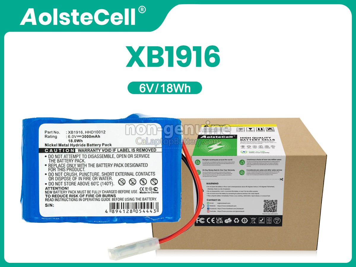 replacement Shark XB1916 battery