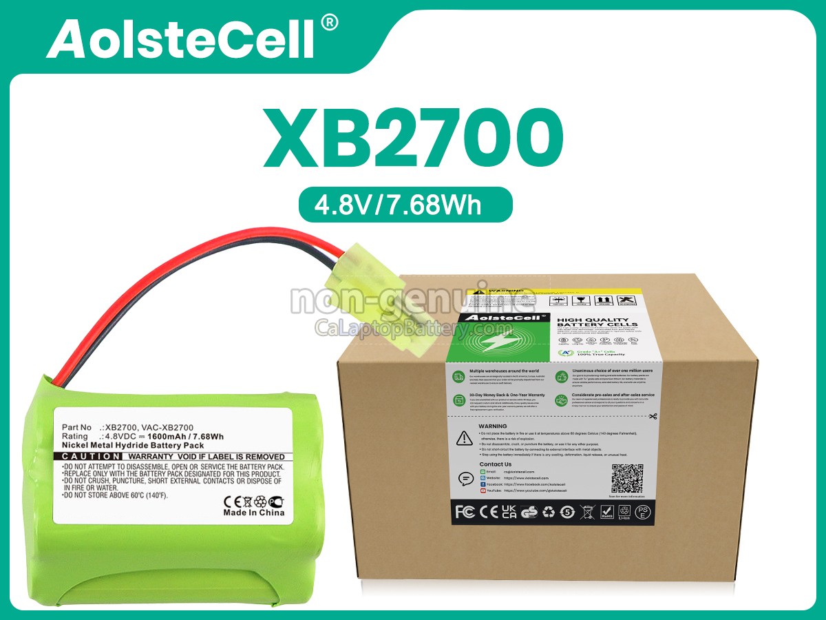 replacement Shark V2700Z battery