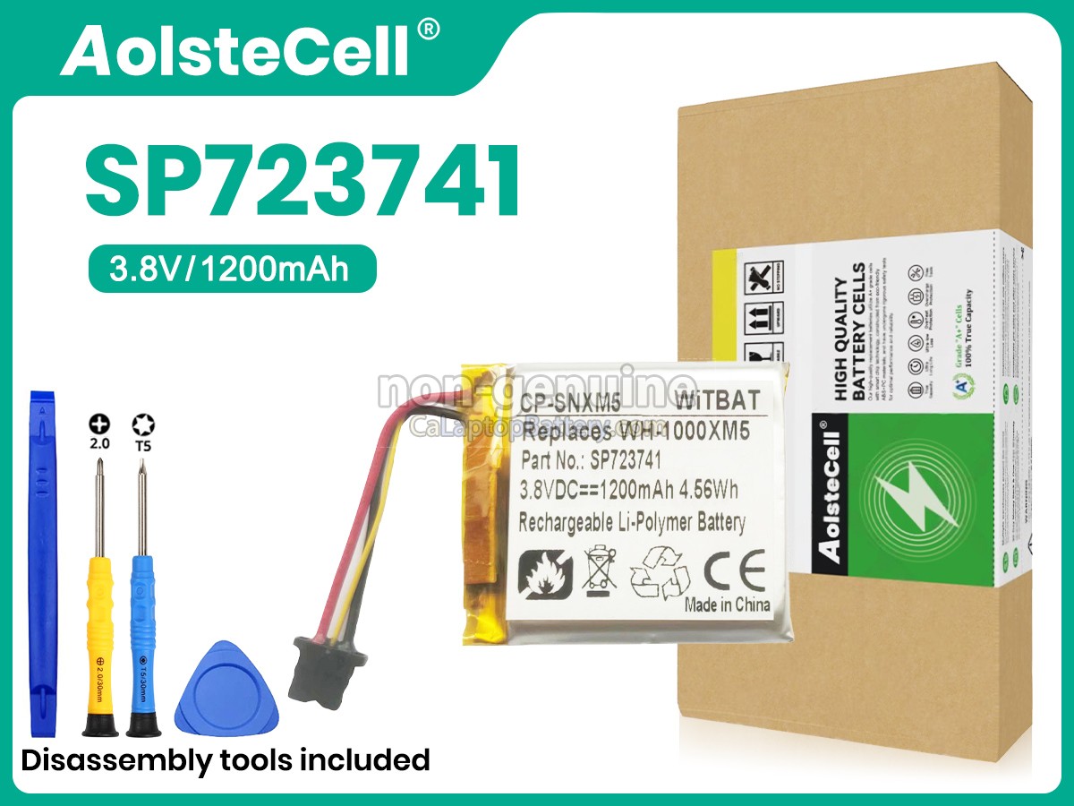 replacement Sony WH-1000XM5 battery