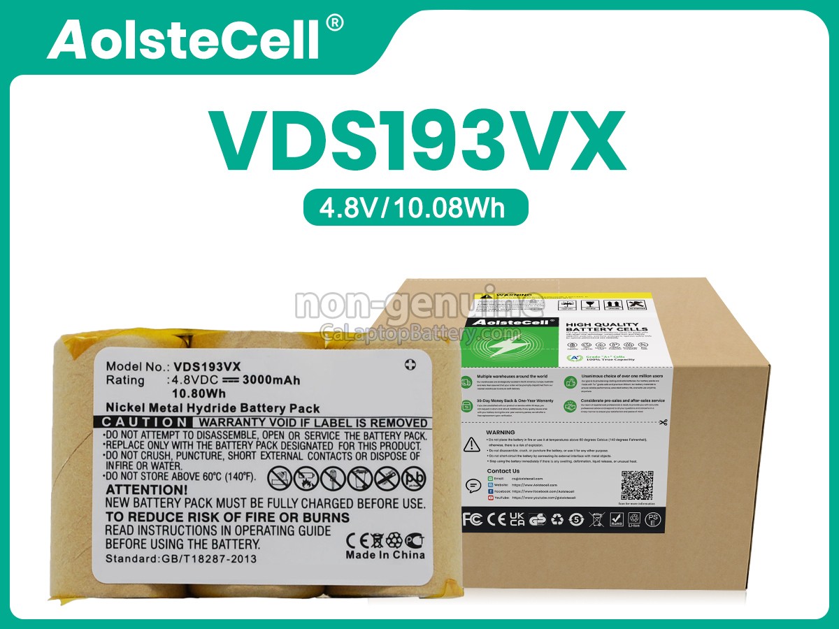 replacement Vileda AS-193E9A battery