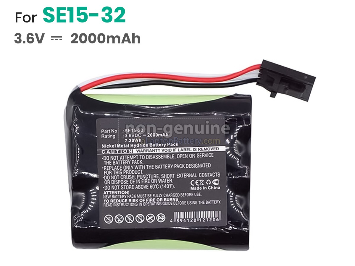 replacement X Rite SE15-32 battery